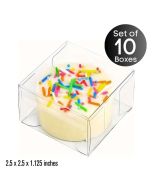 Crystal Clear Cookie Boxes 2.5 Inch