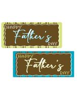 Chocolate Transfer Father's Day Bars