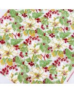 Chocolate Transfer Gilded Poinsettias
