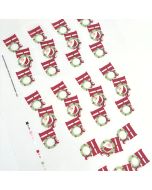 Chocolate Transfer Sheet Ho Ho Ho Santas Bars