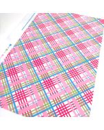 Chocolate Transfer Preppy Plaid