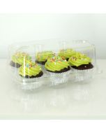 Cupcake Container Holds 6 Set of 10