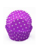 Cupcake Liners Polka Dot Purple