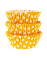 Cupcake Liners Polka Dot Yellow