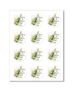 Customizable Icing Sheets Champagne