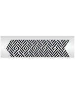 Diamond Stripe Shortened Stencil