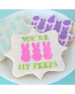 Peeps Bunnies Cookie Stencil Set