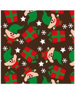 Chocolate Transfer Sheet Christmas Elves