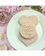 Cookie Embosser Happy Mother's Day Hearts