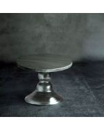 ECG Essential Cake Stand Brushed Silver Small