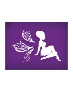 Fairy Mesh Stencil Seated