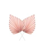 Cake Topper Fans Pale Pink Small