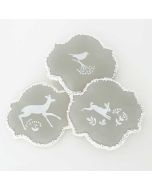 Folk Art Animals Cookie Mesh Stencils