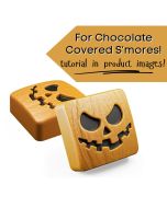 Chocolate Covered S'Mores Mold Jack O'Lantern