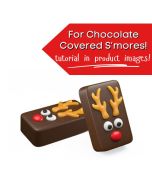 Chocolate Covered S'Mores/Nutter Butter Mold Reindeer
