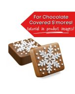 Chocolate Covered S'Mores Mold Snowflake