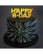 Galactic Birthday Acrylic & Mesh Stencil Set for Shorter Tiers