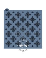 Geometric Snowflake Stencil by Killer Zebras