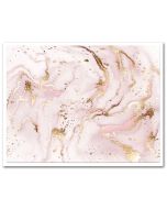 Icing Sheet Gilded Pink Marble