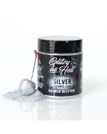 Glitzy as Hell Edible Glitter Silver