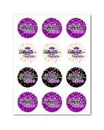 Icing Sheets Graduation Cookie Purple (GRP-05)