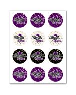 Icing Sheets Graduation Cookie Purple (GRP-05)