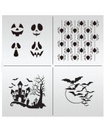 Halloween Patterns Cut-Apart Stencil Set