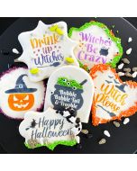 Stay Put Cookie Stencil Set Halloween Witches