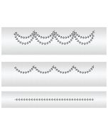 Hand Piped Garland 3 Stencil Set