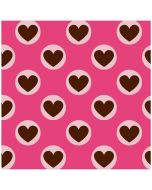 Chocolate Transfer Sheet Heart Dots