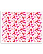 Edible Fabric Sheet Heartsplosion