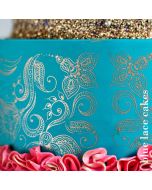 Henna Diagonal Pattern Mesh Stencil