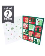 Holidays 12 Day Cookie Advent Calendar Boxes 