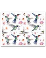 Icing Sheet Hummingbird Seamless