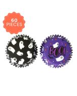 Foil Lined Cupcake Liners Spooky Ghosts