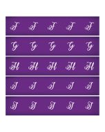 Macaron Monogram F-J Mesh Stencil Set