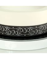 Marina Calligraphy Ribbon Offset Mesh Stencil