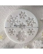 Mini Snowflakes Silicone Mold (SKU 86339)
