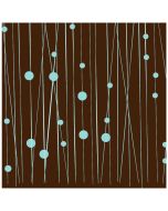 Chocolate Transfer Sheet Mod Beads Blue