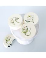 Icing Sheets Floral Monogram Cookie