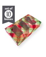 Nutter Butter Treat Boxes 3 Cavity Christmas Plaid