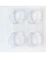 Chocolate Covered Nutter Butter Mold Skull (ECK-12)