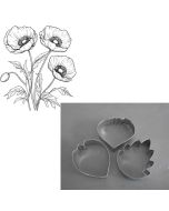 Cutter Set Poppy Flower
