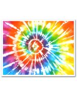 Edible Fabric Sheet Rainbow Tie Dye