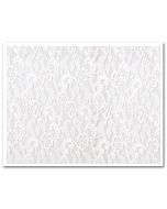 Edible Fabric Sheet White Lace