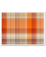 Edible Fabric Sheet Autumn Plaid