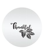 Pie Stencil Thankful