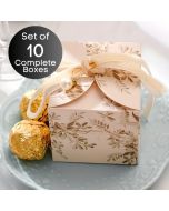 Pink Toile Treat Boxes (Set of 10)