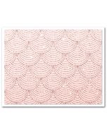 Icing Sheet Art Deco Glitter Pink