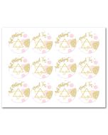 Icing Sheets Bat Mitzvah Polka Dots Cookie